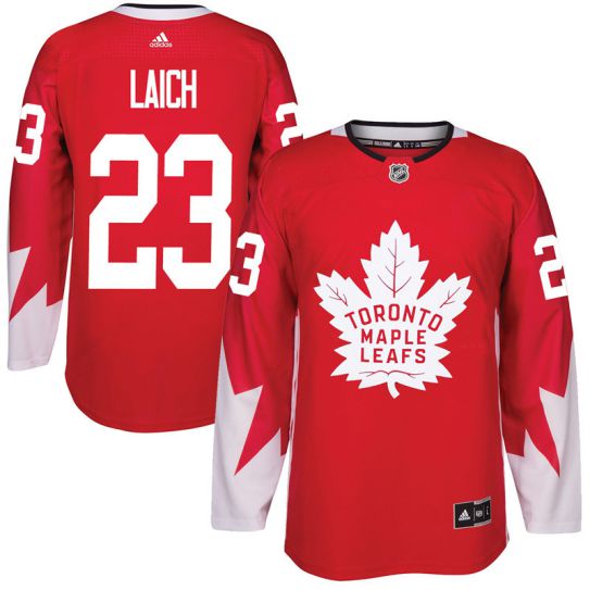 2017 NHL Toronto Maple Leafs Men #23 Brooks Laich red jersey->toronto maple leafs->NHL Jersey